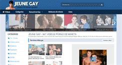 Desktop Screenshot of jeune-gay.fr
