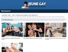 Tablet Screenshot of jeune-gay.fr